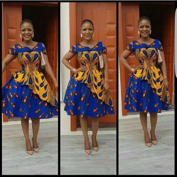 Latest 2019 2020  Ankara  Styles Gown For Ladies NALOADED