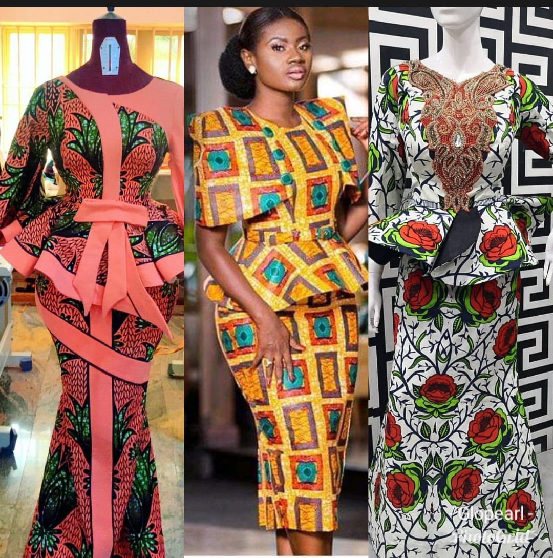 ankara styles skirt and blouse 2019