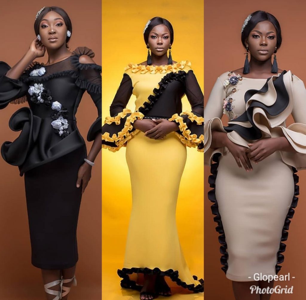 scuba gown styles in nigeria