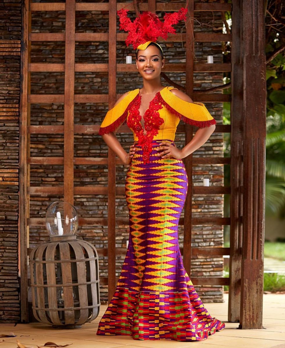 Top 2022 2022 Kente Styles  For Ghanaian Bride fashionist now