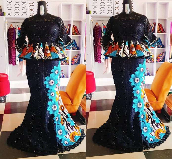 New Lace Skirt & Blouse Style For Nigerian - fashionist now