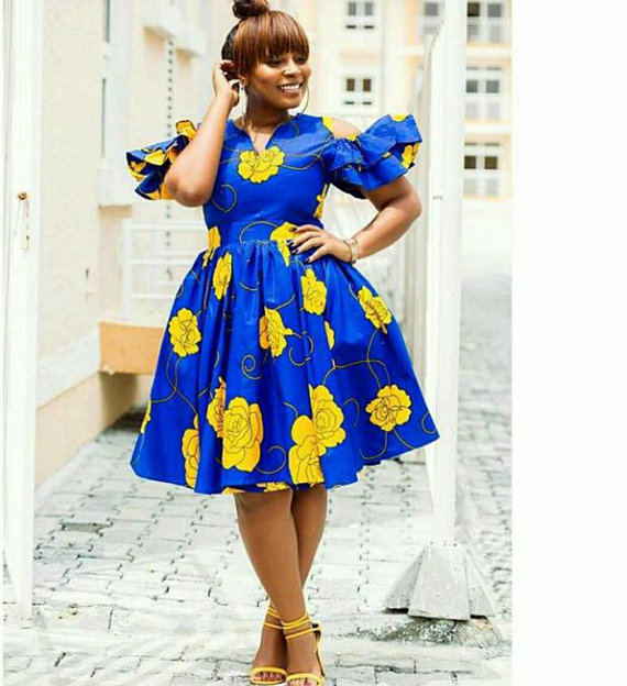 beautiful African print garment is suitable for different occasions ...