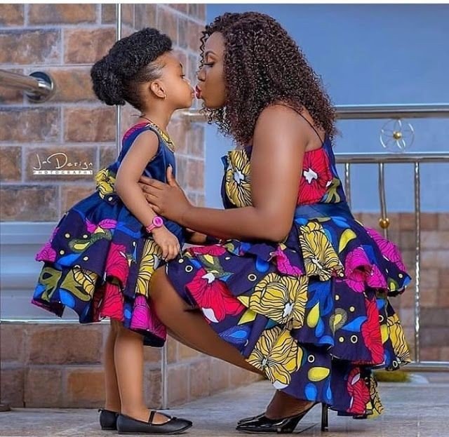 mother and daughter ankara outfits