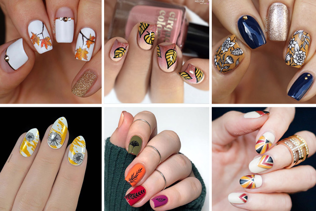 2. "Easy Fall Nail Designs for Beginners" - wide 1